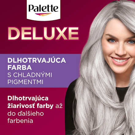 Farba na vlasy Oil-Care Color Glam Selection - U71 ľadový strieborný Palette DELUXE