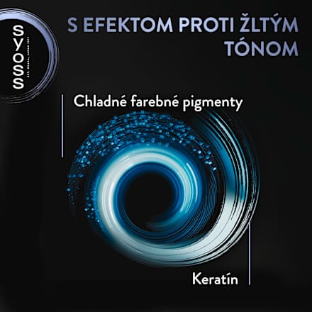 Farba na vlasy Permanent Cool Color - 7-5 prirodzený popolavo plavý syoss