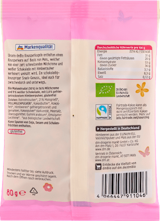 Knusperkugeln Himbeere dmBio