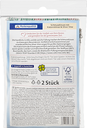 Poduszeczki z kocimiętką i silver vine Dein Bestes