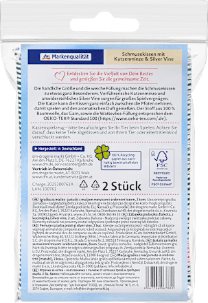 Poduszeczki z kocimiętką i silver vine Dein Bestes