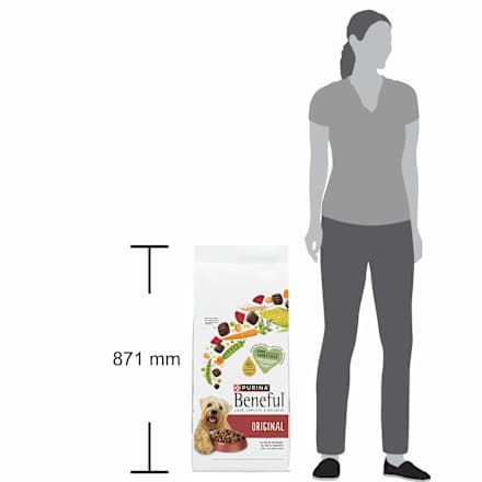 Trockenfutter Hund mit Rind & Gartengemüse, Original  Purina Beneful