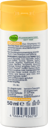 Szampon do włosów Nutri Care  alverde NATURKOSMETIK