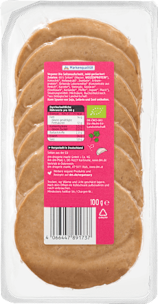 Veganer Aufschnitt, Kochschinken-Art dmBio