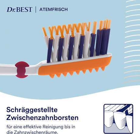 Zahnbürste Atemfrisch weich sortiert Dr. Best
