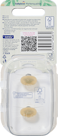 Schnuller Naturlatex 5-18 Monate sortiert babylove nature