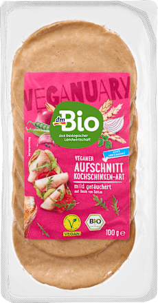 Affettato vegano a base di seitan, delicatamente affumicato dmBio