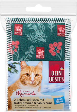 Schmusekissen mit Katzenminze & Silver Vine Dein Bestes