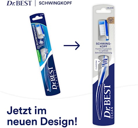 Zahnbürste mit Schwingkopf mittel sortiert Dr. Best