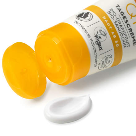 Gesichtscreme Q10 Bio-Grapefruit & Bio-Sanddorn alverde NATURKOSMETIK