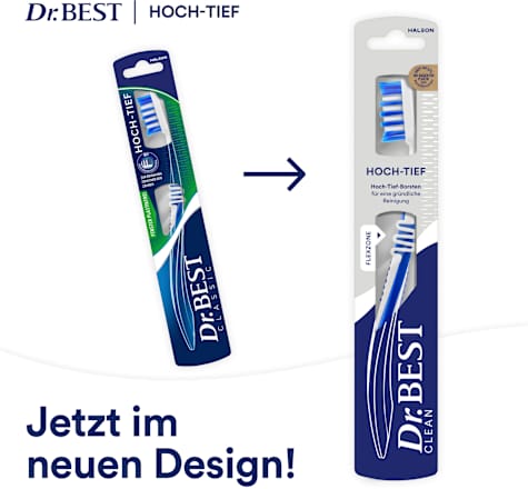 Zahnbürste Hoch-Tief hart Dr. Best