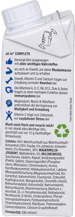 Trinkmahlzeit Protein Complete Joghurt Johannisbeere all in