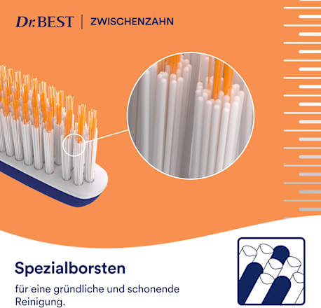 Zahnbürste Premium Zwischenzahn mittel sortiert Dr. Best