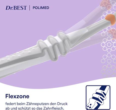 Zahnbürste Professional Polimed mittel sortiert Dr. Best