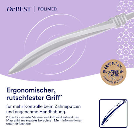 Zahnbürste Professional Polimed mittel sortiert Dr. Best