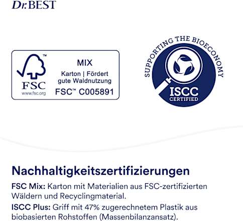 Zahnbürste Professional Polimed mittel sortiert Dr. Best