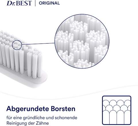 Zahnbürste Classic Original mittel sortiert Dr. Best