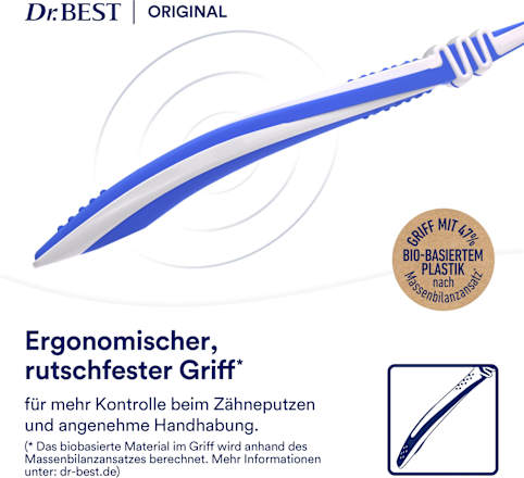 Zahnbürste Classic Original mittel sortiert Dr. Best