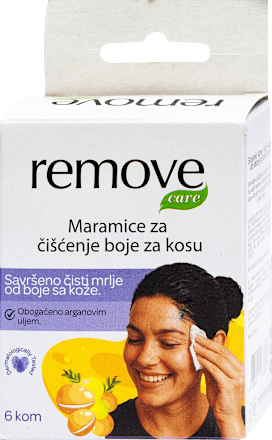 Maramice za čišćenje boje za kosu remove