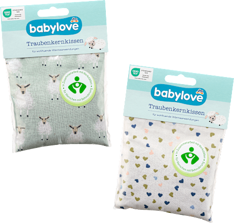 Възглавничка с гроздови семки, различни цветове/мотиви babylove