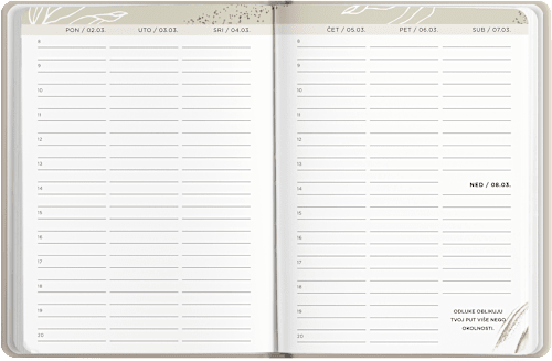 Ženski rokovnik 2026. AD VITAM