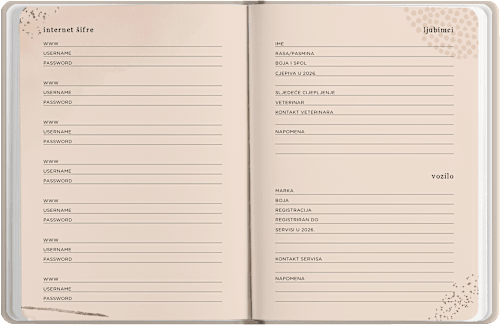 Ženski rokovnik 2026. AD VITAM