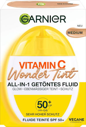 Fluid Vitamin C Wondertint UV LSF 50, Medium GARNIER