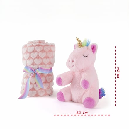 Dekica i plišana igračka – jednorog Perletti