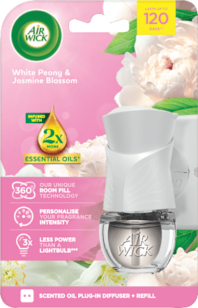 Essential Oils refill za električni osvježivač zraka - Peony & Jasmine Blossom AirWick