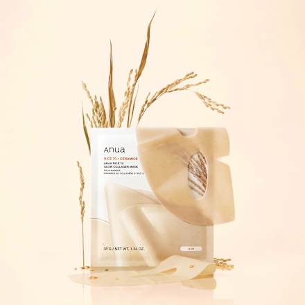 Gesichtsmaske Collagen Mask Rice 70 Ceramide Glow Anua