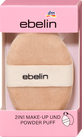 2 in 1 Make-up & Powder Puff spužvica za puder Make-up Experts ebelin