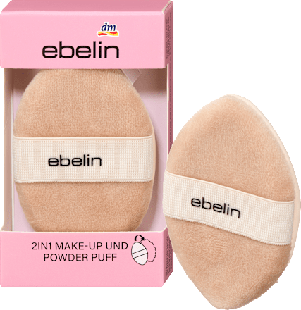 2 in 1 Make-up & Powder Puff spužvica za puder Make-up Experts ebelin