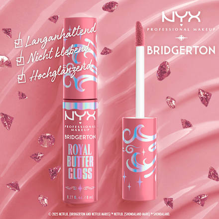 Lipgloss Butter Bridgerton Royal 01 Angel Food Cake NYX PROFESSIONAL MAKEUP