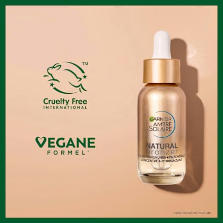 Selbstbräuner Konzentrat Gesicht Natural Bronzer Garnier Ambre Solaire