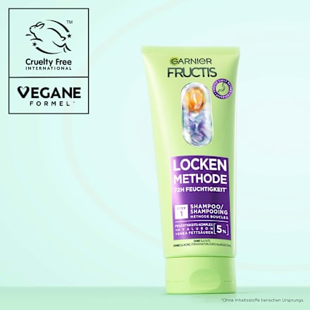 Shampoo Locken Methode Feuchtigkeit GARNIER FRUCTIS
