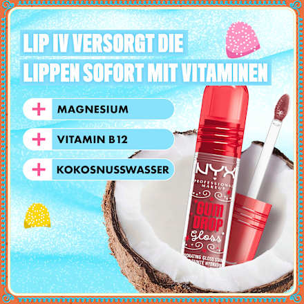 Lipgloss Gumdrop Gloss & Stain 01 Hydra Honey NYX PROFESSIONAL MAKEUP