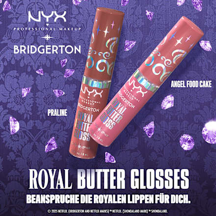Lipgloss Butter Bridgerton Royal 02 Praline NYX PROFESSIONAL MAKEUP
