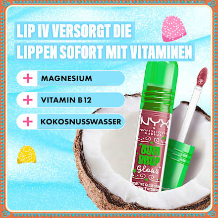 Lipgloss Gumdrop Gloss & Stain 02 Bubblegum Burst NYX PROFESSIONAL MAKEUP