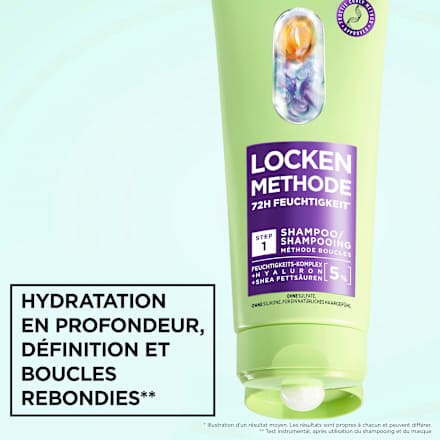 Shampoo Locken Methode Feuchtigkeit GARNIER FRUCTIS