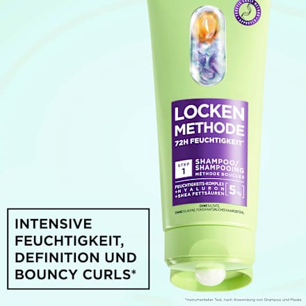 Shampoo Locken Methode Feuchtigkeit GARNIER FRUCTIS