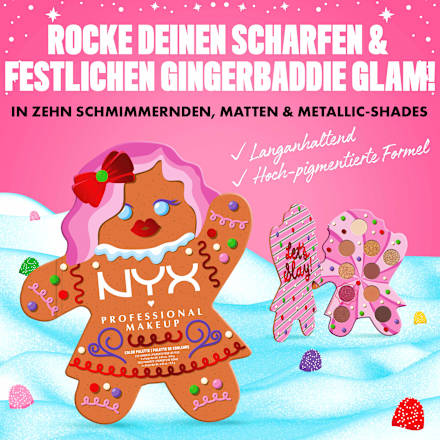 Lidschatten Palette Gingerbaddie NYX PROFESSIONAL MAKEUP