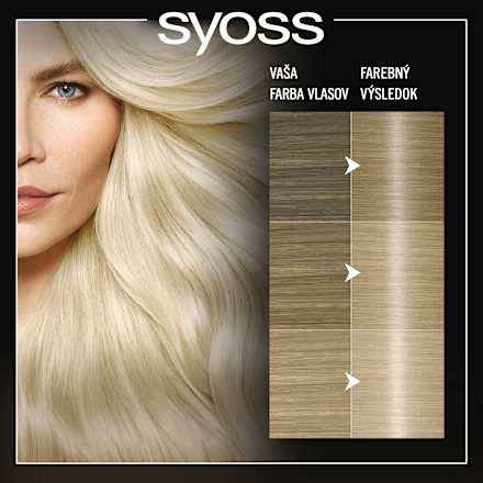 Farba na vlasy - 10-50 popolavá blond Syoss Oleo Intense