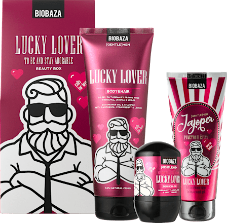 Darilni set za moške Lucky Lover Biobaza
