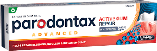 Zubná pasta Aktívna obnova ďasien Whitening parodontax