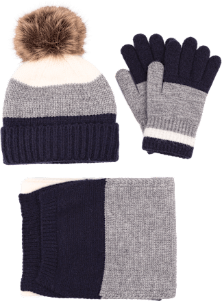 Poklon-paket kapa, šal i rukavice za dječake toplo & meko