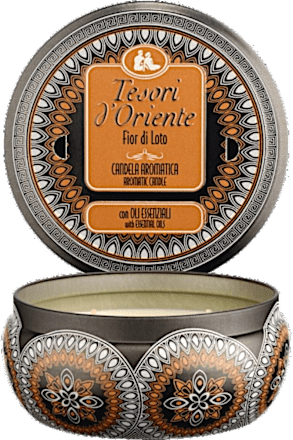 Świeca zapachowa Kwiat Lotosu Tesori d'Oriente