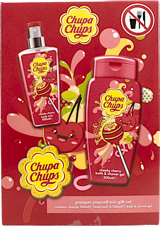Set de baie cadou cu aromă de cireșe Chupa Chups
