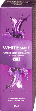 V34 colour corrector ljubičasti serum za korekciju boje zuba WHITE SMILE