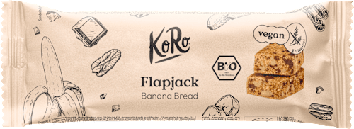 Haferriegel, Flapjack Banana Bread  KoRo