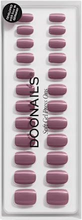 Künstliche Nägel, Soft Gel Press Ons Silent Night Mauve Doonails